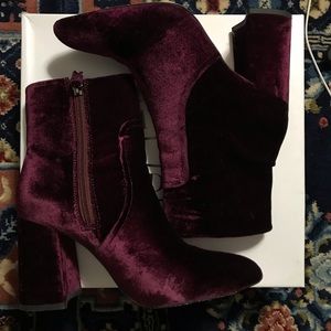 Steve Madden Velvet Boots